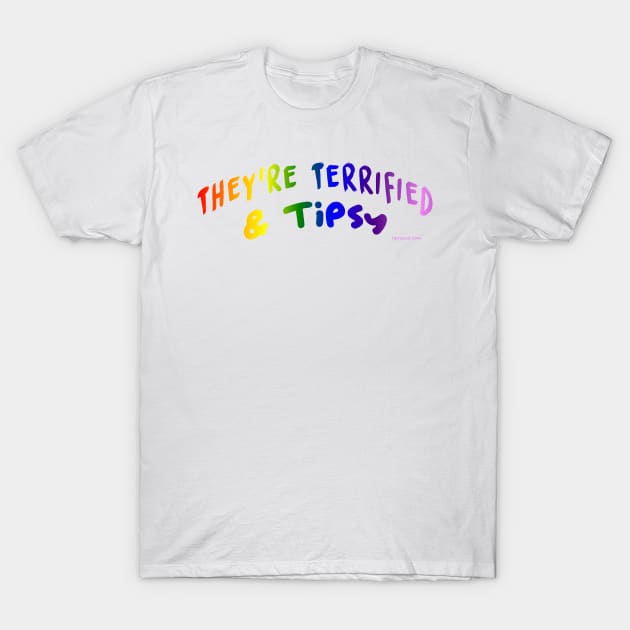 TipyPod Logo - Rainbow T-Shirt by Tipsy Pod